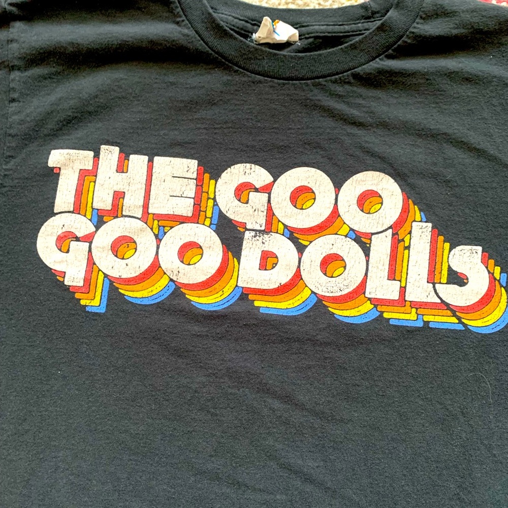 The Goo Goo Dolls Retro Black Band Tee
